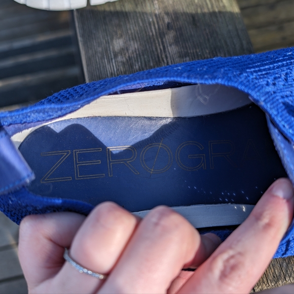 Cole Haan ZeroGrand Stitchlite Wingtip Oxfords Mens Size 11.5 M Blue - Picture 5 of 8